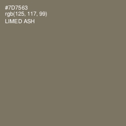 #7D7563 - Limed Ash Color Image